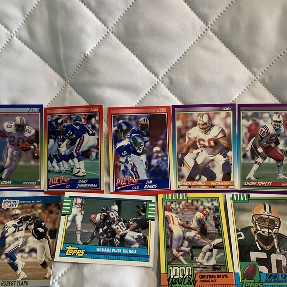 1990NFL Topps, Score, Fleer90, etcFootball Card Lot 25 cards great condition🏈🔥 - Picture 8 of 12